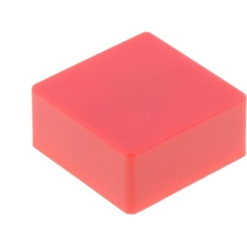 B32-1380; Button; square; red; 12x12mm; Application: B3F-4,B3F-5,B3W; OMRON OCB