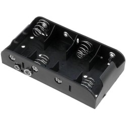 BH-243B; Holder; Leads: 6F22 type; Size: C,R14; Batt.no: 4; Colour: black; COMF