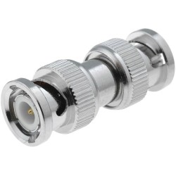 ; Coupler; BNC plug,both sides; straight; 