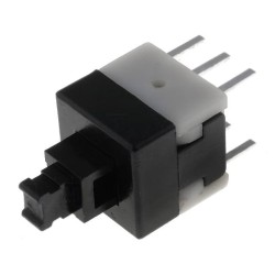 BS-800-N; Microswitch TACT; DPDT; Pos: 2; 0.1A/30VDC; THT; none; 1.6N; 8x8mm; CANAL ELECTRONIC