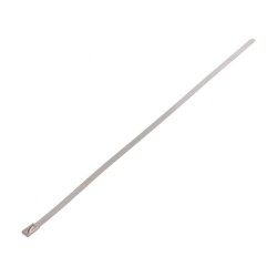 BU44-260; Cable tie; L: 260mm; W: 4.6mm; stainless steel; 445N; Colour: steel; RAYCHEM RPG