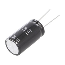 BUP002R8L606FC; Capacitor: electrolytic; supercapacitor; 60F; 2.8VDC; ESR: 30mΩ; BIGCAP