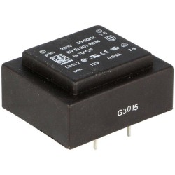 BV EI 301 2824; Transformer: encapsulated; 0.5VA; 230VAC; 12V; 42mA; Mounting: PCB; HAHN