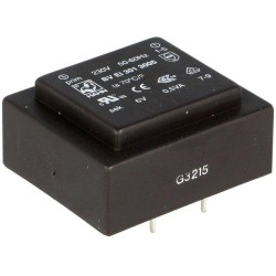 BV EI 301 3005; Transformer: encapsulated; 0.5VA; 230VAC; 6V; 83mA; Mounting: PCB; HAHN