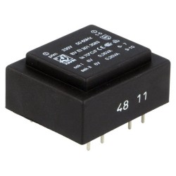 BV EI 301 3583; Transformer: encapsulated; 0.7VA; 230VAC; 6V; 6V; 58mA; 58mA; 44g; HAHN