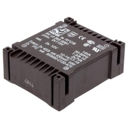 BV UI 393 0081; Transformer: encapsulated; 14VA; 115/115VAC; 12V; 12V; 583mA; 583mA; HAHN
