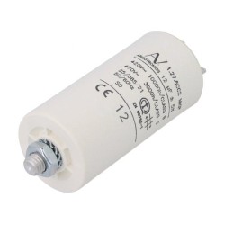 C276CC25120AA0J; Capacitor: motors, run; 12uF; 420VAC; Ø35x73.5mm; -25÷85°C; ±5%; KEMET