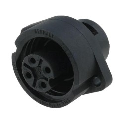 932321100 CA 3 GD; Connector: circular; socket; female; IP67; CA; PIN: 4(3+1); 3+PE; HIRSCHMANN