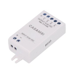 CBU-PWM4; Wireless dimmer; IP20; 12÷24VDC; -20÷45°C; 72.6x30x18mm; 6A; Casambi Technologies