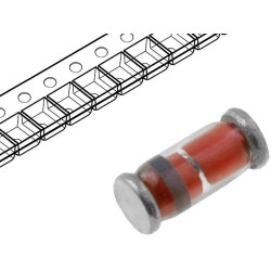 CDLL4626; Diode: Zener; 0.5W; 5.6V; 65mA; SMD; DO213AA; single diode; Ir: 5uA; MICROSEMI