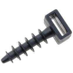 CH-6; Peg; polyamide; UL94V-2; black; H: 24.7mm; H1: 6.3mm; L: 12.5mm; KSS WIRING