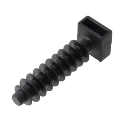 CH-8; Peg; polyamide; UL94V-2; black; H: 37mm; H1: 6.3mm; L: 12.7mm; W: 10mm; KSS WIRING