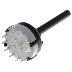 CK1049; Switch: rotary; Pos: 12; 0.15A/250VDC; Poles number: 1; 30°; 999MΩ; LORLIN