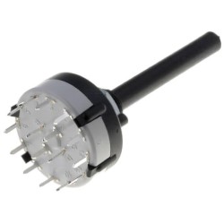 CK1052; Switch: rotary; Pos: 3; 0.15A/250VDC; Poles number: 4; 30°; -30÷85°C; LORLIN