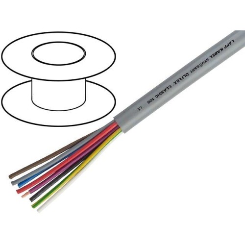 00100014; Wire; ÖLFLEX® CLASSIC 100; 3G0,5mm2; unshielded; 300/500V; PVC; Cu; LAPP KABEL