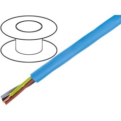 371239; Wire; Clean Cable; stranded; Cu; 3G1,5mm2; blue; 450/750V; Class: 5; HELUKABEL