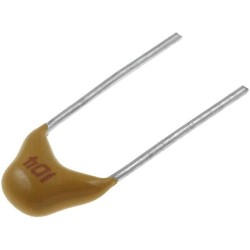 ; Capacitor: ceramic; MLCC,monolithic; 100nF; 50V; Y5V; -80÷+22%; THT; SR PASSIVES