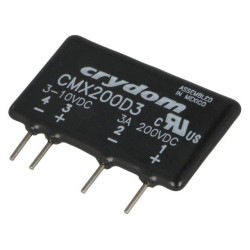 CMX200D3; Relay: solid state; Ucntrl: 3÷10VDC; 3A; 0÷200VDC; THT; SIP; CRYDOM