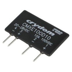 CMXE100D10; Relay: solid state; Ucntrl: 20÷28VDC; 10A; 0÷100VDC; THT; SIP; CRYDOM