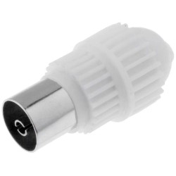 ; Plug; coaxial 9.5mm (IEC 169-2); female; straight; for cable; 