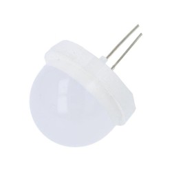 CQL-4100; LED; 20mm; white warm; 750÷3000mcd; 120°; No.of term: 2; 5÷20mA; POLAM-ELTA