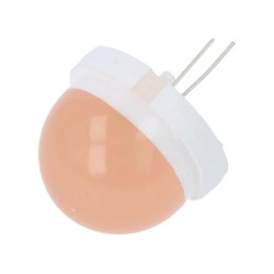 CQL-431-3; LED; 20mm; orange; 900÷4000mcd; 120°; No.of term: 2; 5÷20mA; POLAM-ELTA
