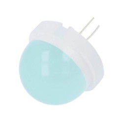 CQL-436-2; LED; 20mm; green; 650÷2800mcd; 120°; No.of term: 2; 5÷20mA; 5.6÷6.5V; POLAM-ELTA