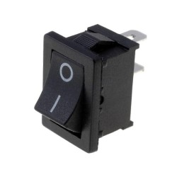 R19A-12BBBT; ROCKER; SPST; Pos: 2; OFF-ON; 6A/250VAC; black; none; 35mΩ; -30÷80°C; SWITRONIC