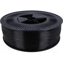 ABS+ 1,75 BLACK 2; Filament: ABS+; 1.75mm; black; Printing temp: 230÷240°C; 2kg; DEVIL DESIGN