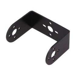 FIT0039; Bracket; Application: standard type servo; black; Mat: aluminium; DFROBOT