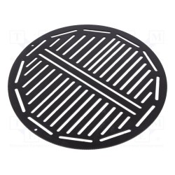 FIT0175; Chassis; black; Ø170x3mm; Kit: mechanical parts; DFROBOT