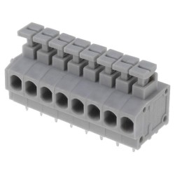 DG235-3.81-08P-11-00A(H); PCB terminal block; angled 90°; 3.81mm; ways: 8; on PCBs; 1.5mm2; DEGSON ELECTRONICS