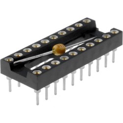 001-3-020-3-B1STF-XT0; Socket: DIP; PIN: 20; Pitch: 2.54mm; precision; THT; gold-plated; MPE GARRY