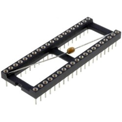 001-3-040-6-B1STF-XT0; Socket: DIP; PIN: 40; Pitch: 2.54mm; precision; THT; gold-plated; MPE GARRY