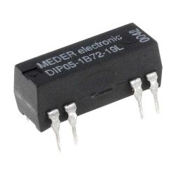 DIP05-1B72-19L; Relay: reed; SPST-NC; Ucoil: 5VDC; 1A; max.200VDC; max.200VAC; 50mW; MEDER