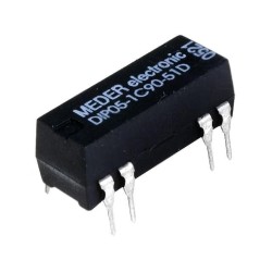 DIP05-1C90-51D; Relay: reed; SPDT; Ucoil: 5VDC; 0.5A; max.100VDC; max.100VAC; 125mW; MEDER