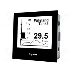 DPM72-AVP; Meter: mounting; digital; on panel; LCD (192x160); 72x72mm; 0÷50°C; TDE INSTRUMENTS