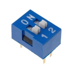 ; Switch: DIP-SWITCH; Poles number: 2; ON-OFF; 0.05A/12VDC; Pos: 2; NINIGI