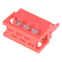 DS1015-01-06R6; Wire-board; plug; male; PIN: 6; IDC; for ribbon cable; 1.5A; 30mΩ; CONNFLY