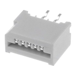 DS1020-01-05BT1; Connector: FFC (FPC); straight; PIN: 5; NON-ZIF; THT; tinned; 20mΩ; CONNFLY