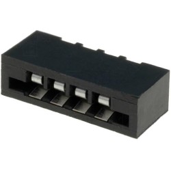 DS1020-04ST1D; Connector: FFC (FPC); straight; PIN: 4; NON-ZIF; THT; tinned; 20mΩ; CONNFLY