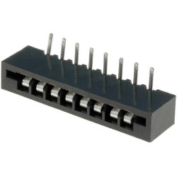 DS1020-08RT1D; Connector: FFC (FPC); angled 90°; PIN: 8; NON-ZIF; THT; tinned; 20mΩ; CONNFLY