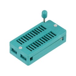 DS1043-240G; Socket: DIP; ZIF; PIN: 24; 7.62/15.24mm; demountable; -40÷105°C; THT; CONNFLY