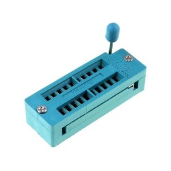 DS1044-200G; Socket: DIP; ZIF; PIN: 20; 7.62mm; demountable; -40÷105°C; THT; 50VDC; CONNFLY