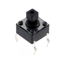 DTS-644K; Microswitch TACT; SPST-NO; Pos: 2; 0.05A/12VDC; THT; none; 1N; 7.3mm; DIPTRONICS