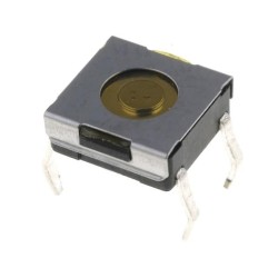 DTSHW6-8S-B; Microswitch TACT; SPST-NO; Pos: 2; 0.05A/12VDC; THT; none; 1.6N; CANAL ELECTRONIC