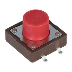 DTSM-25R-V-B; Microswitch TACT; SPST-NO; Pos: 2; 0.05A/12VDC; SMT; none; 2.6N; DIPTRONICS