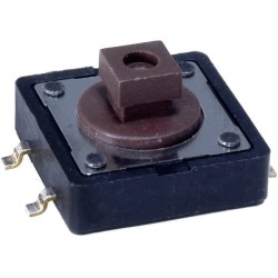 DTSM-24N-V-T; Microswitch TACT; SPST-NO; Pos: 2; 0.05A/12VDC; SMT; none; 1.6N; DIPTRONICS