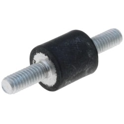 DVA.1-10-10-M4-10-55; Vibration damper; M4; Ø: 10mm; rubber; L: 10mm; Thread len: 10mm; ELESA+GANTER