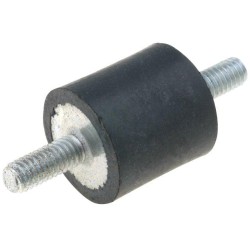 DVA.1-15-10-M4-10-70; Vibration damper; M4; Ø: 15mm; rubber; L: 10mm; Thread len: 10mm; ELESA+GANTER
